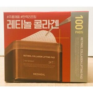 Retinol Collagen 100 Lifting Pads Anti Wrinkle Korean K Beauty New Sealed BNIB